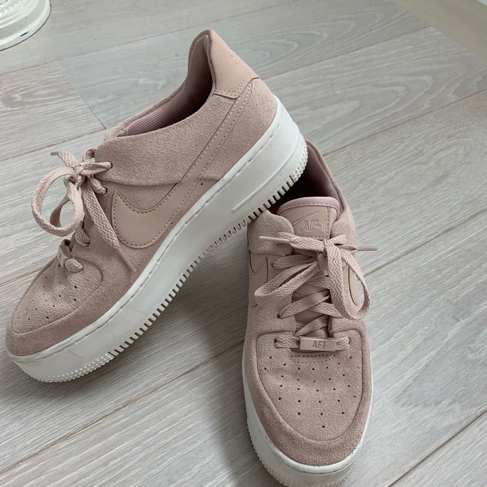 Pink Suede Air Force 1 Sage Low